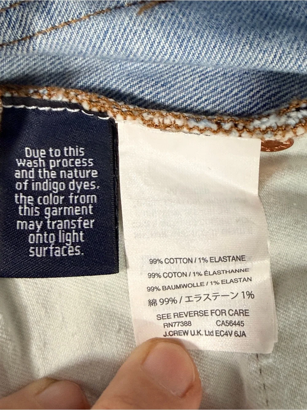 J. Crew Light Blue Button-Front Denim Shorts